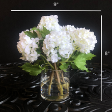 Load image into Gallery viewer, silk hydrangea arrangement 
