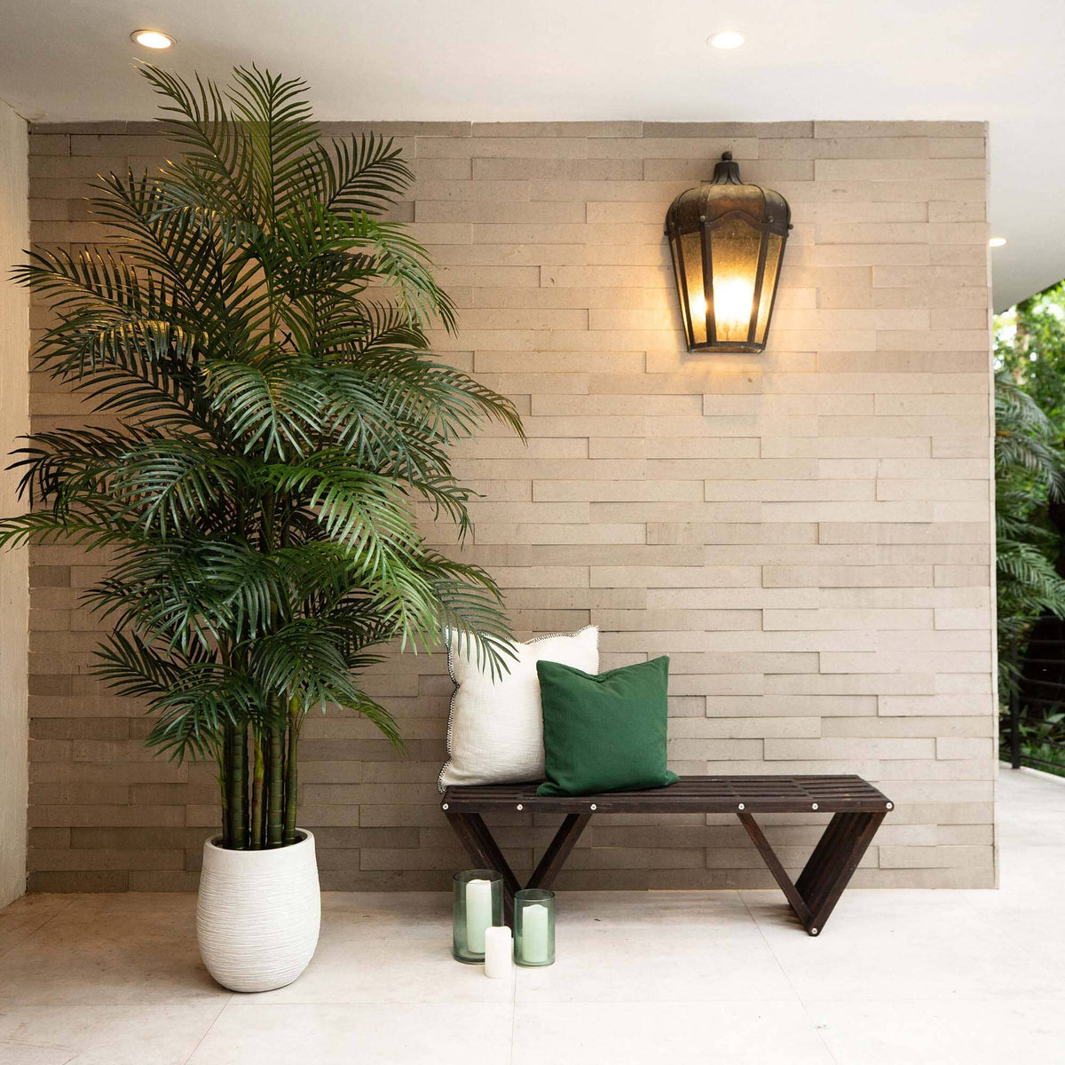 areca palm ft artificial UV Resistant Artificial Areca Palm Tree (Indoor/Outdoor) – Vivian Rose Shop