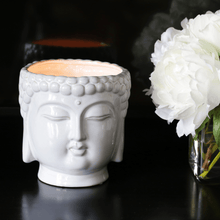 Load image into Gallery viewer, White Buddha Candle Thompson Ferrier