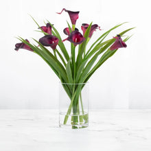 Load image into Gallery viewer, calla lily flower arrangement silk floral arrangement