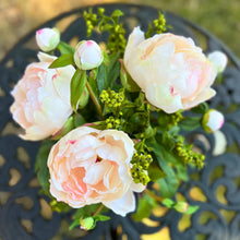 Load image into Gallery viewer, peony centerpiece flower arrangement