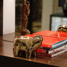 Load image into Gallery viewer, Gold Elephant Candle Thompson Ferrier