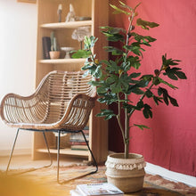 Load image into Gallery viewer, Artificial Silk Fig Tree In Pot RusticReach