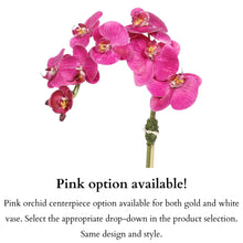Load image into Gallery viewer, Faux Orchid Centerpiece Arrangement - 24" Vivian Rose Shop