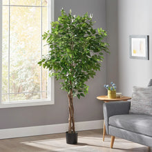 Load image into Gallery viewer, Realistic Artificial Ficus Tree