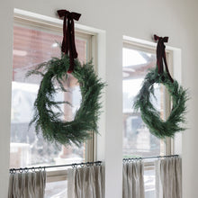 Load image into Gallery viewer, 30" Faux Evergreen Cedar Wreath