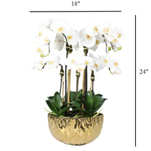 Load image into Gallery viewer, Faux Orchid Centerpiece Arrangement - 24" Vivian Rose Shop