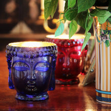 Load image into Gallery viewer, Caesonia | 24K Gold Sapphire Blue Glass Buddha Royale Thompson Ferrier