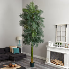 Load image into Gallery viewer, 10’ Double Stalk Golden Cane Artificial Palm Tree Nearly Natural