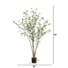 Load image into Gallery viewer, 7' Minimalist Citrus Artificial Tree Nearly Natural