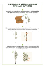 Load image into Gallery viewer, Artificial Olive Tree 82" Vivian Rose Shop