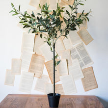 Load image into Gallery viewer, Artificial Silk Faux Olive Tree In Pot RusticReach