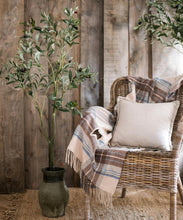 Load image into Gallery viewer, Artificial Silk Faux Olive Tree In Pot RusticReach