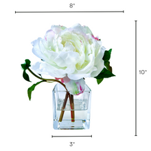 Load image into Gallery viewer, faux peony flower arrangement