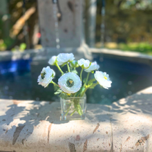 Load image into Gallery viewer, Faux Ranunculus Flower Arrangement - 8" - Vivian Rose Shop