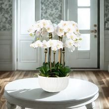 Load image into Gallery viewer, Faux Orchid Centerpiece Arrangement - 24" Vivian Rose Shop