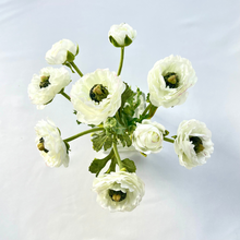 Load image into Gallery viewer, Faux Ranunculus Flower Arrangement - 8" - Vivian Rose Shop