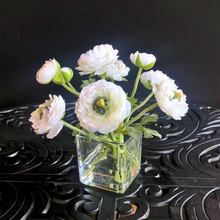 Load image into Gallery viewer, Faux Ranunculus Flower Arrangement - 8" - Vivian Rose Shop