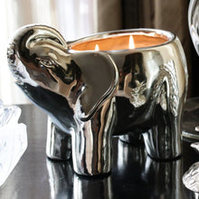 Load image into Gallery viewer, Silver Elephant Candle Thompson Ferrier
