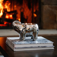 Load image into Gallery viewer, Silver Elephant Candle Thompson Ferrier