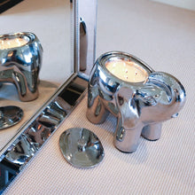 Load image into Gallery viewer, Silver Grand Elephant Candle Thompson Ferrier