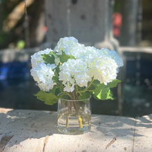 Load image into Gallery viewer, faux hydrangea arrangement 
