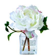 Load image into Gallery viewer, white peony flower arrangement