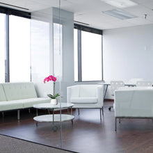 Load image into Gallery viewer, fake orchid arrangement for office floral arrangement