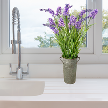 Load image into Gallery viewer, lilac artificial flower arrangement