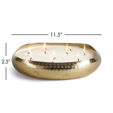 Load image into Gallery viewer, 10 wick gold candle
