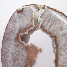 Load image into Gallery viewer, Agate Geode Ring on Fitted Rotating Stand
