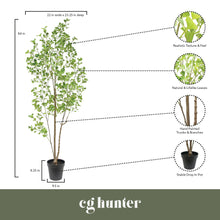 Load image into Gallery viewer, 7' Artificial Heart Ficus Tree CG Hunter
