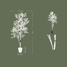 Load image into Gallery viewer, 7' Artificial Wispy Olive Tree CG Hunter
