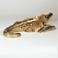 Load image into Gallery viewer, Gold Grand Alligator Candle Thompson Ferrier
