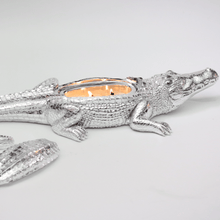 Load image into Gallery viewer, Silver Grand Alligator Candle Thompson Ferrier
