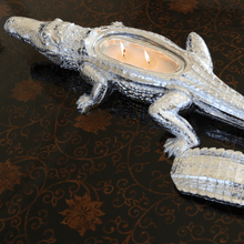 Load image into Gallery viewer, Silver Grand Alligator Candle Thompson Ferrier
