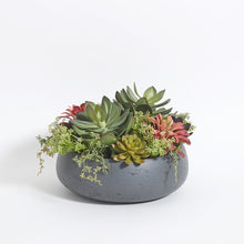 Load image into Gallery viewer, Artificial succulents in vase
