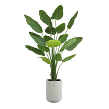 Load image into Gallery viewer, 8' Bird of Paradise Tree in Modern Gray Planter
