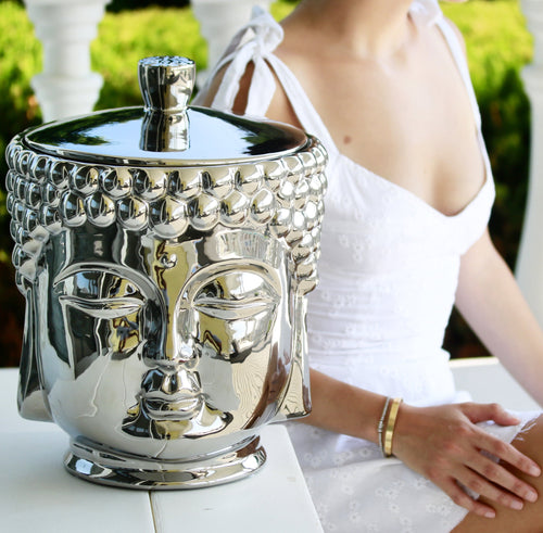 Silver Grande Buddha Candle Thompson Ferrier