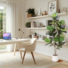 Load image into Gallery viewer, Artificial Fiddle Leaf Tree 5ft AM
