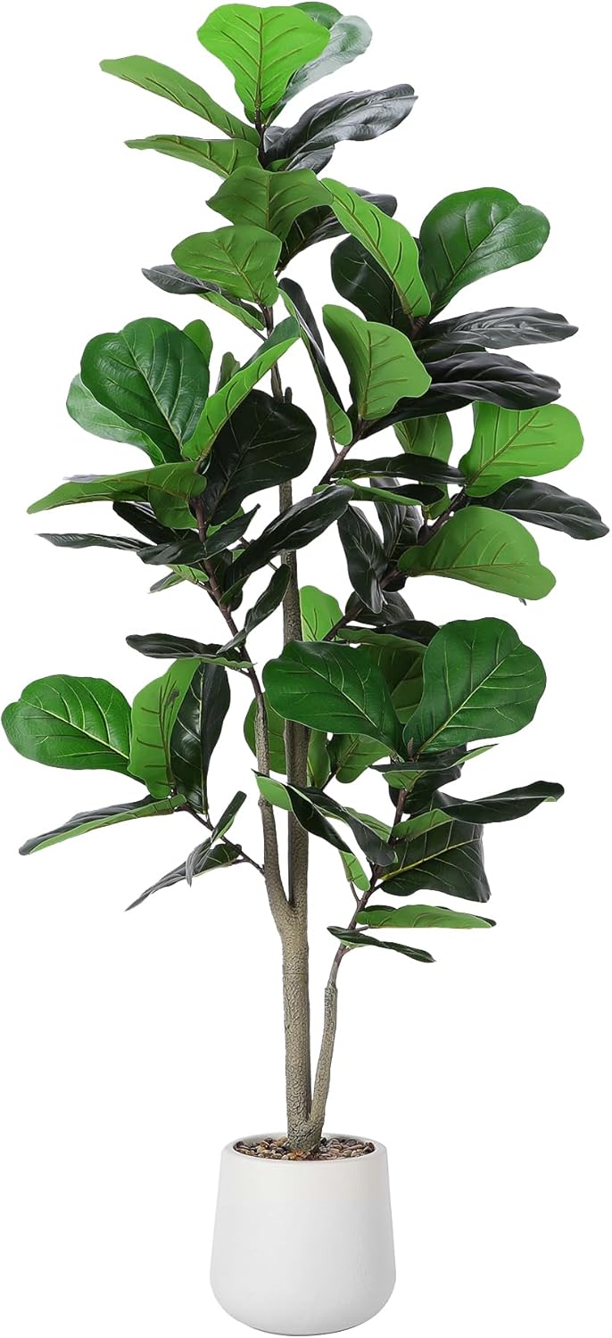 5ft fiddle leaf fig tree Artificial Fiddle Leaf Fig Tree 5ft – Vivian Rose Shop