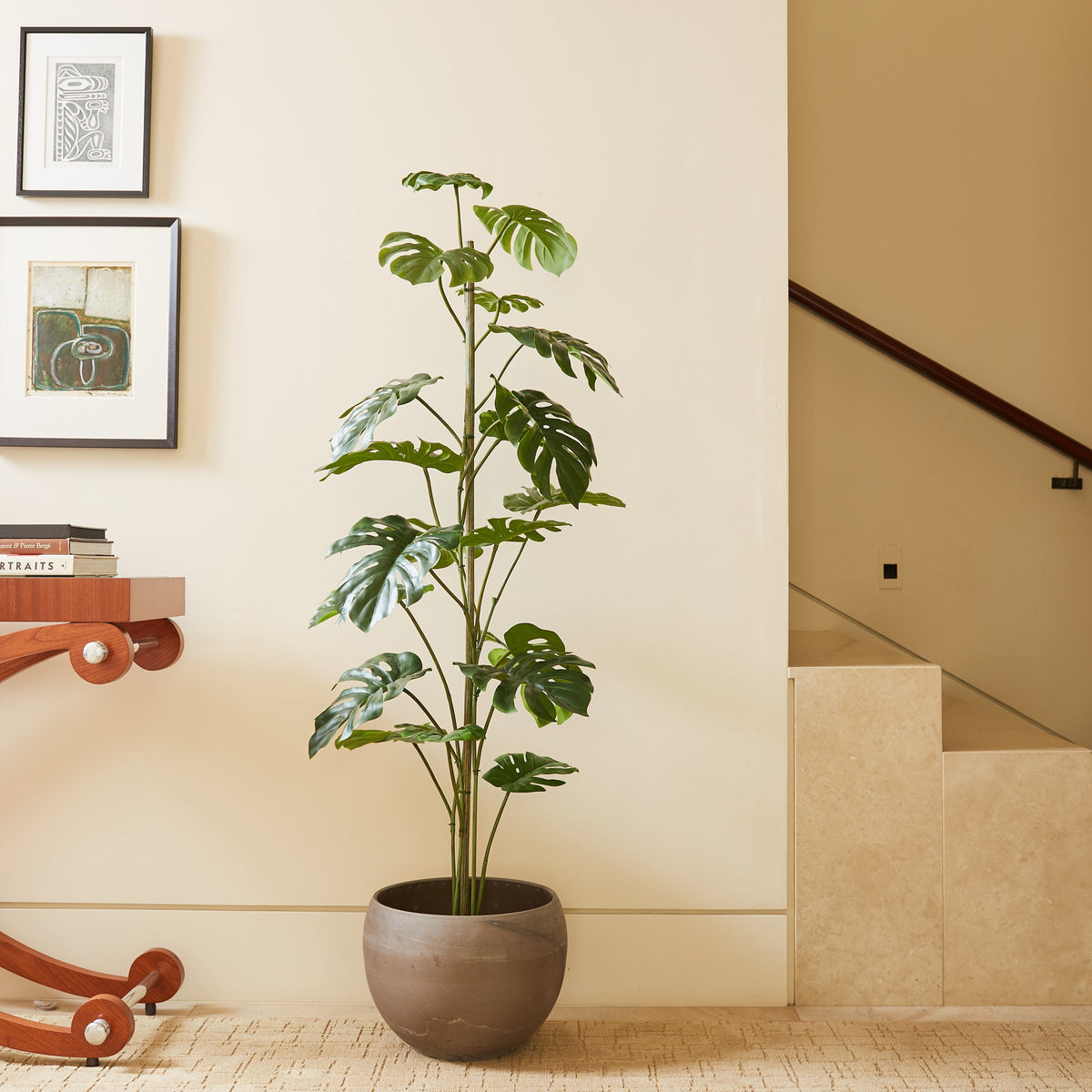 monstera plant fake 5' Artificial Monstera Tree – Vivian Rose Shop
