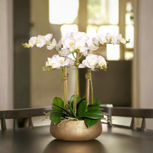 Load image into Gallery viewer, artificial orchid centerpiece arrangement
