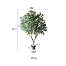 Load image into Gallery viewer, Extra Large Artificial Olive Tree 90" Tall RusticReach
