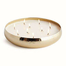 Load image into Gallery viewer, 10 WICK GOLD CANDLE TRAY Napa Home &amp; Garden

