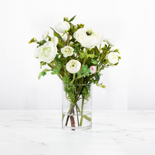 Load image into Gallery viewer, Real Touch Ranunculus Centerpiece Flower Arrangement - 15&quot;

