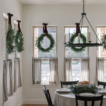Load image into Gallery viewer, 30" Faux Evergreen Cedar Wreath
