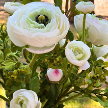 Load image into Gallery viewer, Real Touch Ranunculus Centerpiece Flower Arrangement - 15&quot; - Vivian Rose Shop
