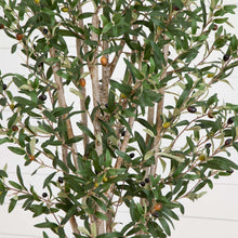 Load image into Gallery viewer, 6’ Olive Tree in Stone Planter Nearly Natural
