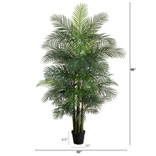 Load image into Gallery viewer, 8' UV Resistant Artificial Areca Palm Tree (Indoor/Outdoor) Nearly Natural
